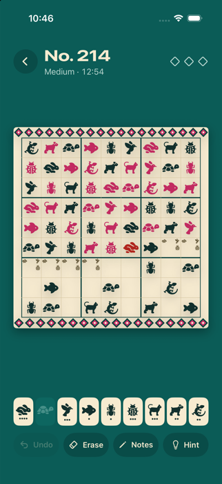 Animal picture symbols